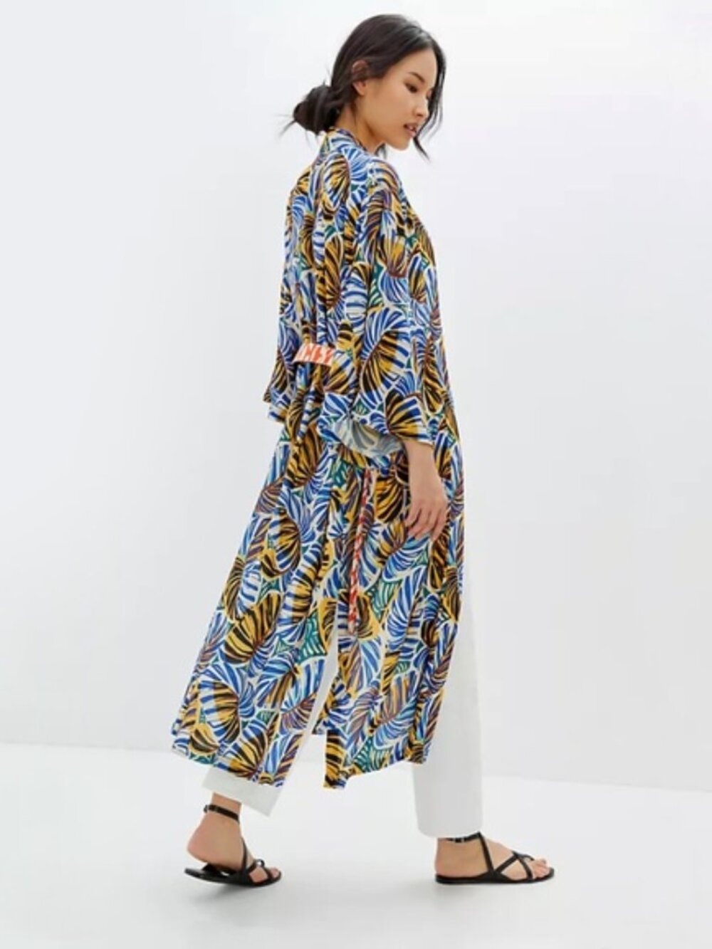 Anthropologie Corey Lynn Calter Belted Duster Kimono Duster Robe One Size